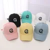 Baby sommar justerbar baseball cap pojke barn söt bomull andas hip hop sun brev broderi tjej skydd utomhus mössa 3-8 år