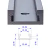 Conjuntos de herramientas de mano profesional 30Tipo Carpintería Chute Slide Limit Guide T-Slot Aleación de aluminio T Track para DIY Sierra de mesa Herramientas de banco de trabajoProfes