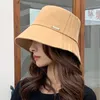 Unisex Pleats Girly Summer Bucket Hat Fashion Women Designer Basin Berretto da pescatore casual a tesa larga femminile Bob Panama