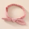 15973 Infantile bébé coton bandeau lapin oreille noeud élastique bandeau enfants nœud papillon bandeaux enfants bandeaux cheveux accessoire