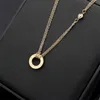 316L Acier Inoxydable Placage 18K Or Diamant Pendentif Collier De Mode Amour Collier pour Femmes Nouveau Designer Bijoux