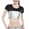 Sauna Suit Kadınlar Vücut Şakacı Kilo Kaybı Gömlek Bel Antrenörü Korse Gümüş İyon Zayıflama Üstleri Egzersiz Ter Fitness Shapewear 220801