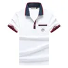 2022 Hommes Polos Chemise Marque Classique T-shirt Hommes Designers T-shirts Broderie À Manches Courtes Été Revers Stripe Couleur Solide Poitrine Lettre Femmes Décoration Tops M-3XL # 13