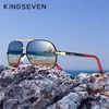 Kingseven Alumínio Magnésio Óculos De Sol Polarizados Revestimento Espelho Óculos Masculino Acessórios Para Homens K725 220620