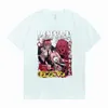 Herr t-shirts anime chainsaw man power t shirt tecknad estetiska par grafiska tryck tee toppar män kvinnor överdimensionerade korta ärm t-shirtmen '