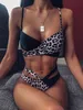 Kobiety bikini seksowne modne talia stroje kąpielowe kąpielowe bandeau stringi brazylijskie bikini zestaw kąpielowy garnitur Bather