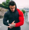 Mens Running Jackets Hoodie Sweatshirts Sport Hoodies Bodybuilding Fitness Men's Exercise Workout Jacket Gym Clothing