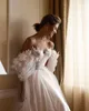 Proste ślub Dresse Organza Bez Ramiączek Bez Rękawów Aplikacja Podłoga Długość Lace Suknia Ślubna Custom Made Pearl Vestidos De Novia Prawdziwe zdjęcie