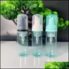 Packing Bottles Office School Business Industrial 60Ml 2Oz Transparent Green Pet Plastic Foam Bottle Travel Size Soap Foamer With Gold Si