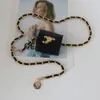 Fashion Mini Waist Bags Woven Chain Belt Detachable Decorative Coin Purse Women