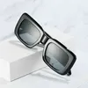 2021 Moda Moda Gran Marco EE Glass Sunglass Redondo Cara Redonda Tendencia Sunde Tendencia Personalizada