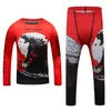 Men's Tracksuits Rashguard For Kids Jiu Jitsu T-shirt Pant Sportsuit Boy MMA Shorts Clothing Bjj Kickboxing Children Rash Guard SetsMen's Tr