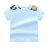 ボーイズガールズ半袖Tシャツベビーコットンティートップサマー衣類TEES幼児ストライプかわいい子供服2206​​14