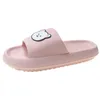 귀여운 만화 베어 디자인 여성 슬리퍼 소프트 비 슬립 샌들 실내 욕실 커플 슬라이드 여름 패션 여자 신발 220616
