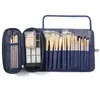 Kosmetiska väskor för kvinnors dragkedja Mesh Pouch Ladies Makeup Brushes Foldbar Makeup Bag