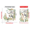 Nordic Planten Muurstickers Tropisch Regenwoud Dieren Muurstickers voor Woonkamer Slaapkamer Kinderkamer Muur Decor PVC Sticker 220613