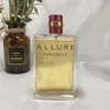 Kadın için yeni parfümler Allure sensuelle seksi bayan parfüm kokusu 100ml eau de edp parfum sprey kalıcı ünlü tasarımcı kolonya parfümler toptan