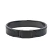 New Bracelet All Black Cool Stone Chain Bracelets Luxury for Man Woman Jewelry Top Quality 2 size option