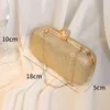 Evening Bags Clutch Bag For Women Prola Designer Luxury Handbag Diamond Wedding Night Bag Gold Silver Shoulder Crossbody Bag X473h 220325