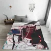 Cobertores querida no flannel de Franxx jogar cobertor anime zero dois hiro para casa quarto cama macia lança
