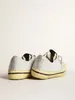 Shoe Sole Dirty Shoes Designer Luxury Italian Vintage Hands V-Star Ltd Light Grey Velvet Sneakers With Silver Lamined Leather XX