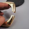 Bangle Lichtmetalen Bangles Armbanden Vrouwen Metal Charm Geometry Verklaring Manchet Mode-sieraden Gouden Zilveren ColorBangle Raym22