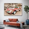 24 часа автосалона Le Mans Print Art на холсте.