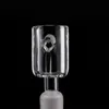 4mm Thickness 20mmOD Flat Top Smoking Quartz Banger with Clear Frosted Joint 10mm 14mm 18mm Ground Joint Nails For Oil Rigs Glass Bongs