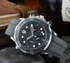 Luxe modehorloges voor heren mechanische polshorloges ome volledige functie timing tape trend eenvoudig watchDesigner horloge