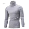 Frühling Warm Rollkragen Männer Frauen Fashion Solid Strick Pullover Casual Double Slim Pullover Jumper L220730