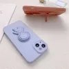3D Симпатичные астронавты Телефонные чехлы Shell Eye Жидковидные кронштейны Кольцо Держатель All-Inclusive Защитный чехол для iPhone 11 12 13 Pro Max XS XR 78