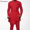 Costumes pour hommes Blazers 20 couleurs mariage indien hommes costume ensemble sur mesure Slim Fit 220823