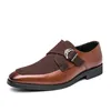 Nouveau luxe daim cuir ceinture boucle moine sangle chaussures hommes mocassins décontractés affaires robe formelle chaussures Sapatos Tenis Masculino