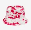 Många stilar tie-dye hink hatt klassisk designer graffiti hatt för kvinnor mode ny höst vårfiskare hattar sol mössor