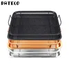 Copper Baking Tray Oil Frying Pan Non-stick Chips Basket Dish Grill Mesh Barbecue Tools Cookware For Kitchen W220425