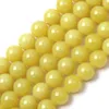 Other 6mm 8mm 10mm Lemon Jades Stone Beads Natural DIY Loose For Jewelry Making Strand 15" Wholesale Edwi22