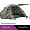 Flytop 4Seasons Skirt Tent Camping Outdoor 2People Or 3Persons Double Layers Aluminum Pole Anti Snow Travel Family Ultralight H220419