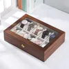 Watch Boxes & Cases Retro Wood 10 Slot Box Wrist Storage Case Jewelry Exquisite Gift OrganizerWatch Hele22