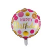 Dekoracja hurtowa 18 cali urodzinowe balony 50pcs/działka aluminiowa folia urodzin dekoracje