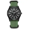 Field Watch Easy Reading Nato Strap Pilot Style Clock 24 Hours Display Japan Movement 220525