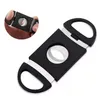 Portable Cigar Cutter Plastic Blade Pocket Cutters Round Tip Knife Scissors Manual Stainless Steel Cigars Tools 9x3.9CM FY5319