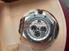 صندوق أعلى 2021 Wristwatches Men jffactory Quality ETA 3126 chronograph dial with Black White Rubber's Movement Sport Watches 2FX1