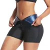 Body Shaper Pantaloni Perdita di peso Dimagrante Pantaloni corti Vita Trainer Tummy Thermo Sweat Lings Pantaloni fitness Shaper L220802