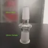 Cam Aksesuarları Açılır Toptan Erkek - Erkek Dişi Adaptör 14mm 18mm Bong Boru Adaptörleri Petrol Kuyuları Bongs için