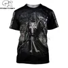 PLstar Cosmos All Over Printed Knights Templar 3d t shirts tshirt tees Winter autumn funny Harajuku short sleeve streetwear 6 220623