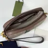 699439 Beige Ebony Ophidia Umhängetaschen Umhängetasche Messenger Bag Damen Designer Canvas Leder Grün Rot mit Streifenriemen Vintage Casual Clutch Flap Purse