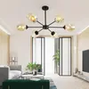 Pendant Lamps Nordic And Lanterns Living Room Chandelier Simple Modern Glass Magic Bean Molecular Lamp Creative Personality BedroomPendant