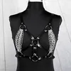 Riemen uyee sexy dames lederen harnas body bondage kousenband riem ondergoed kousen kooi bretels bustier korset bh lingerie goth