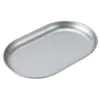 pipe Small tin waking tray tray 13x8cm light plate silver cigarette operation panel