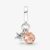 100 925 Sterling Silver Starfish Shell Triple Dangle Charms Fit Original European Charm Armband Smycken Tillbehör 6305447